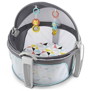 Portable Bassinet with Baby Toys